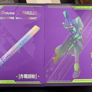 Govee x Evangelion Gaming Wall Light, RGBIC Glide Wall Light, Work with Matte.